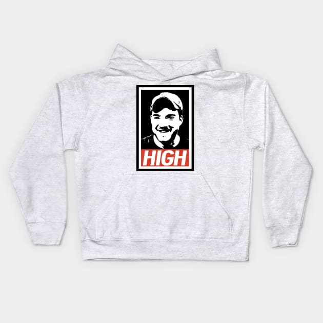 Spoole Is High Kids Hoodie by MrTTom